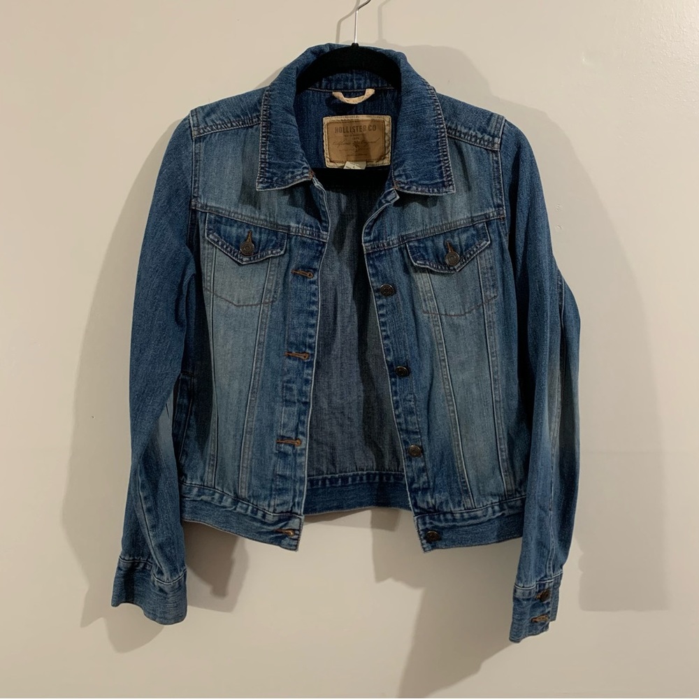 Hollister Denim Women's Jacket (Large)